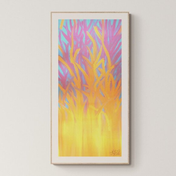 Magical Seaweed Abstract Art | Modern Wall Art Decor | Minimalist Digital Prints - Picture 1 of 4